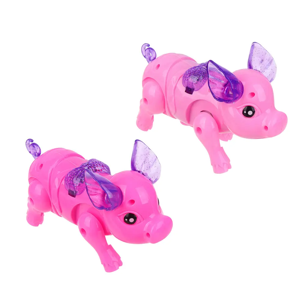ИГРОЛЕНД Игрушка интерактивная, поросенок, звук, свет, 3хAA, PP, ABS, 22х5х22 см - #2