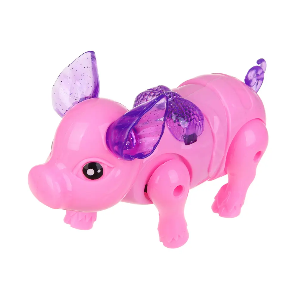 ИГРОЛЕНД Игрушка интерактивная, поросенок, звук, свет, 3хAA, PP, ABS, 22х5х22 см - #5