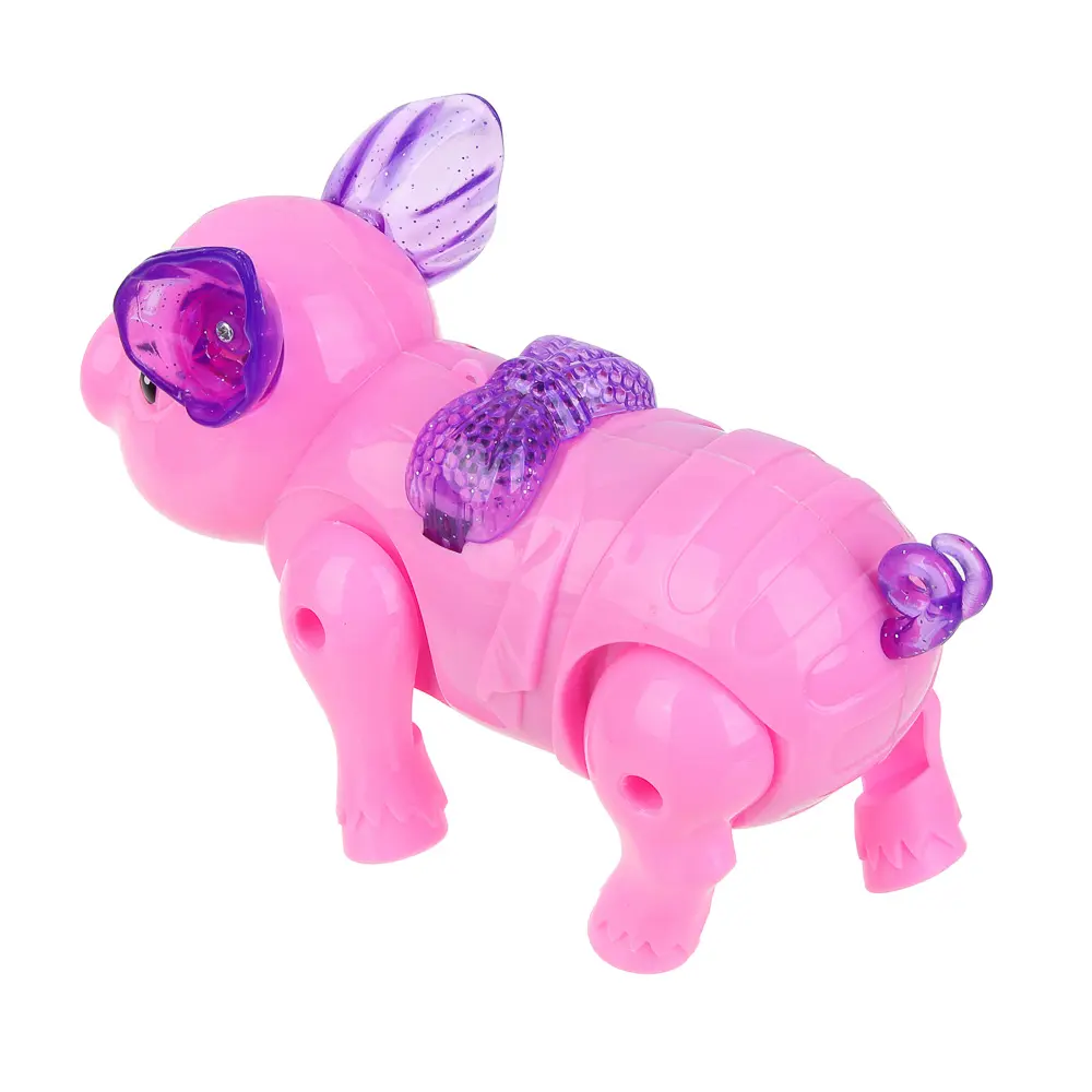 ИГРОЛЕНД Игрушка интерактивная, поросенок, звук, свет, 3хAA, PP, ABS, 22х5х22 см - #6