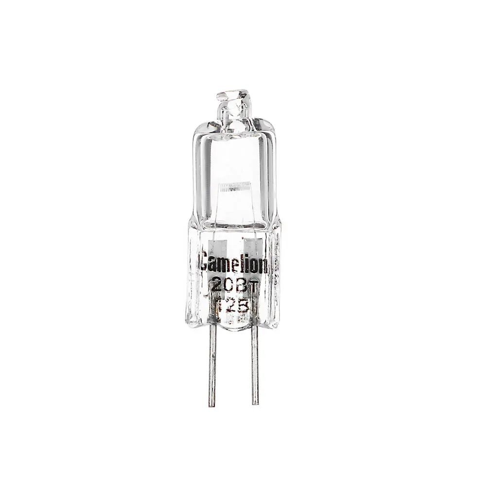 Эл.лампа галоген.без рефлектора Camelion JC 20W G4 12В, 2000ч, 1955 - #1