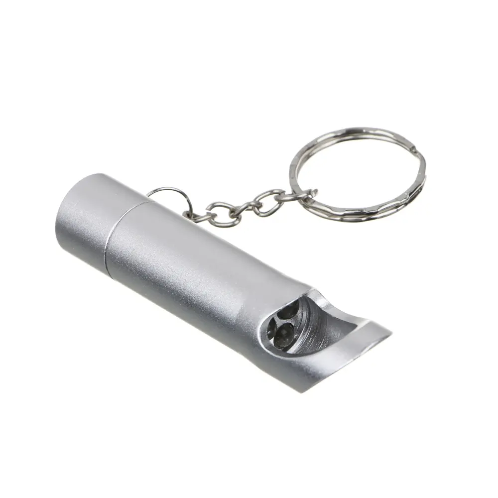 ЕРМАК Фонарик с открывашкой, 3 LED, 3хLR44, 7x1,6см - #1