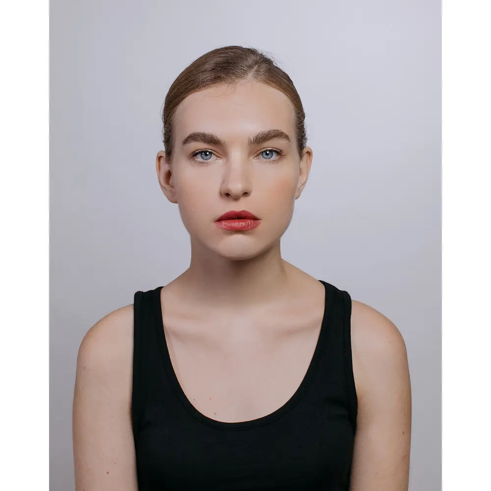 Набор кистей для макияжа 7шт професс тм ЮНИLOOK, дерево, синтетич.нейлон, 15см, черный, 26905-26 - #4