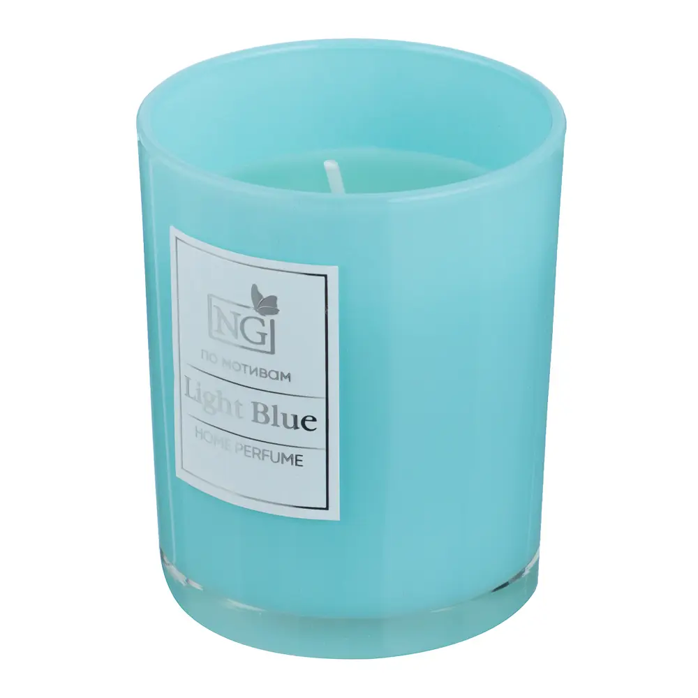 NEW GALAXY Ароматизированная свеча Home perfume 140гр. Light Blue - #3