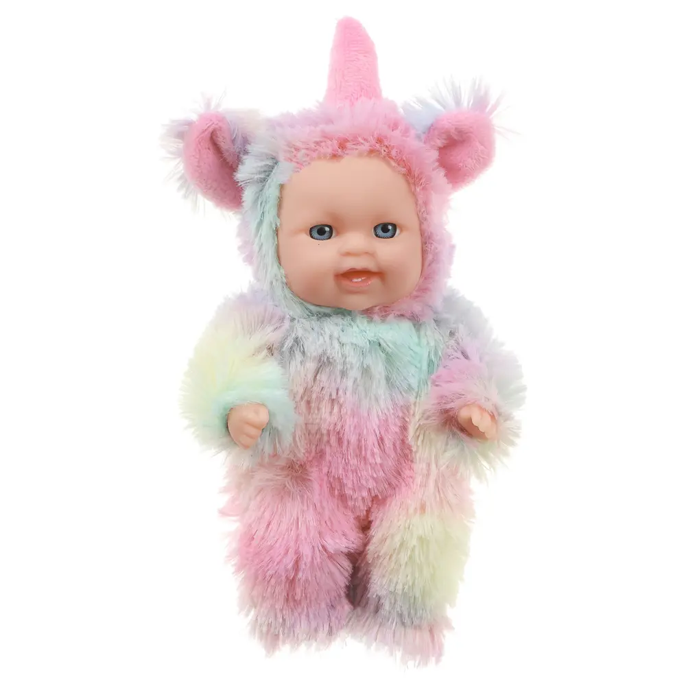 ИГРОЛЕНД Пупс в кигуруми 12 см, PVC, PP, полиэстер, 10,2х5х17 см - #19