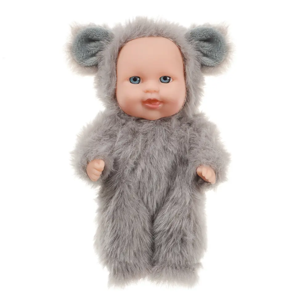 ИГРОЛЕНД Пупс в кигуруми 12 см, PVC, PP, полиэстер, 10,2х5х17 см - #26