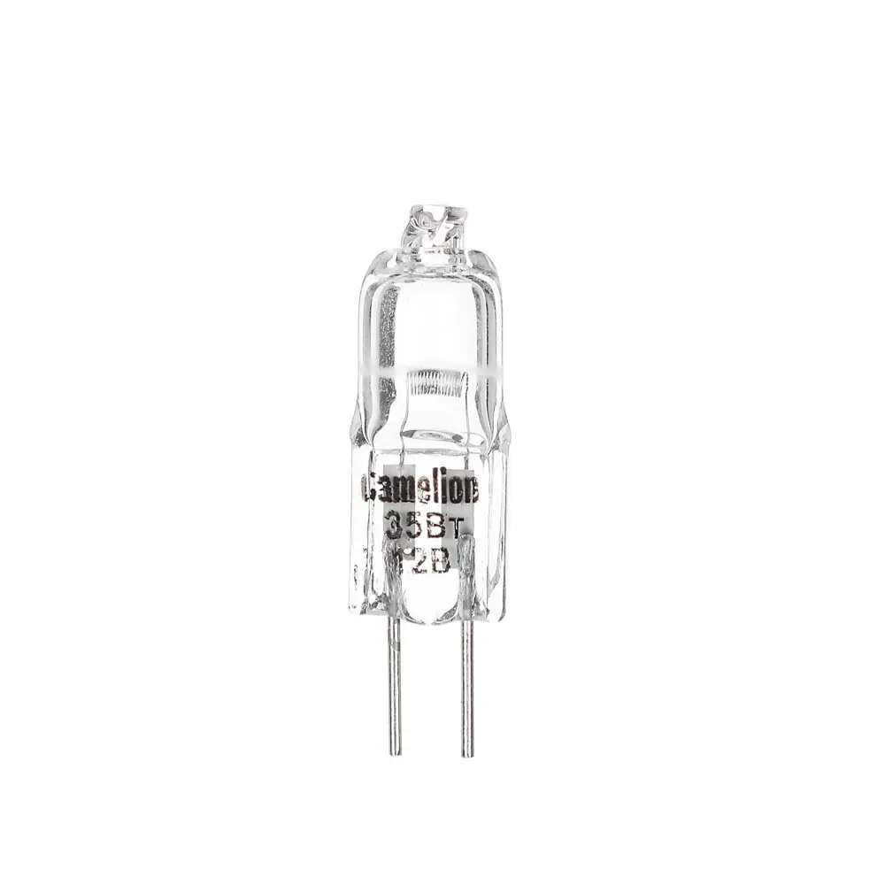Эл.лампа галоген.без рефлектора Camelion JC 35W G4 12В, 2000ч, 2169 - #1