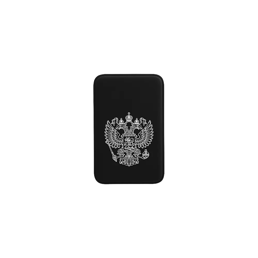 BY Герои Аккумулятор мобильный Small Светящийся Герб 10000мАч,USB-A,USB-C,встр.каб.,QC,PD,22.5W,чёрн - #3