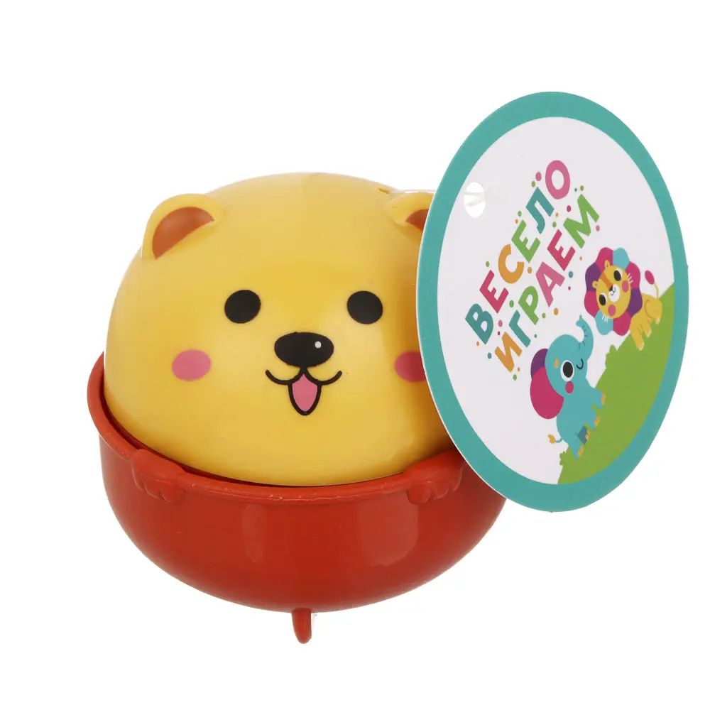 Игрушка для малышей в виде животных, инерция, PP, 6,7х6,8х6,6 см - #3