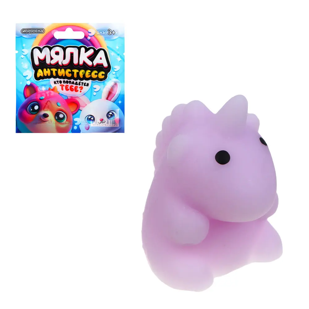 ИГРОЛЕНД Мялка антистресс, TPR, 9х9 см, микс - #1