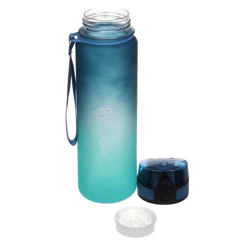 Бутылка спортивная с замком тм BY SPORT, 650 мл, ПК, ПП, 2 цвета - #7