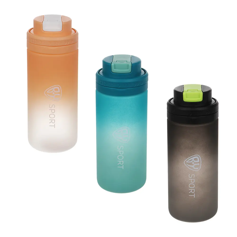 Бутылка для воды тм BY SPORT, 620мл, 20х7,5см, PC, PP, 3 цвета - #1