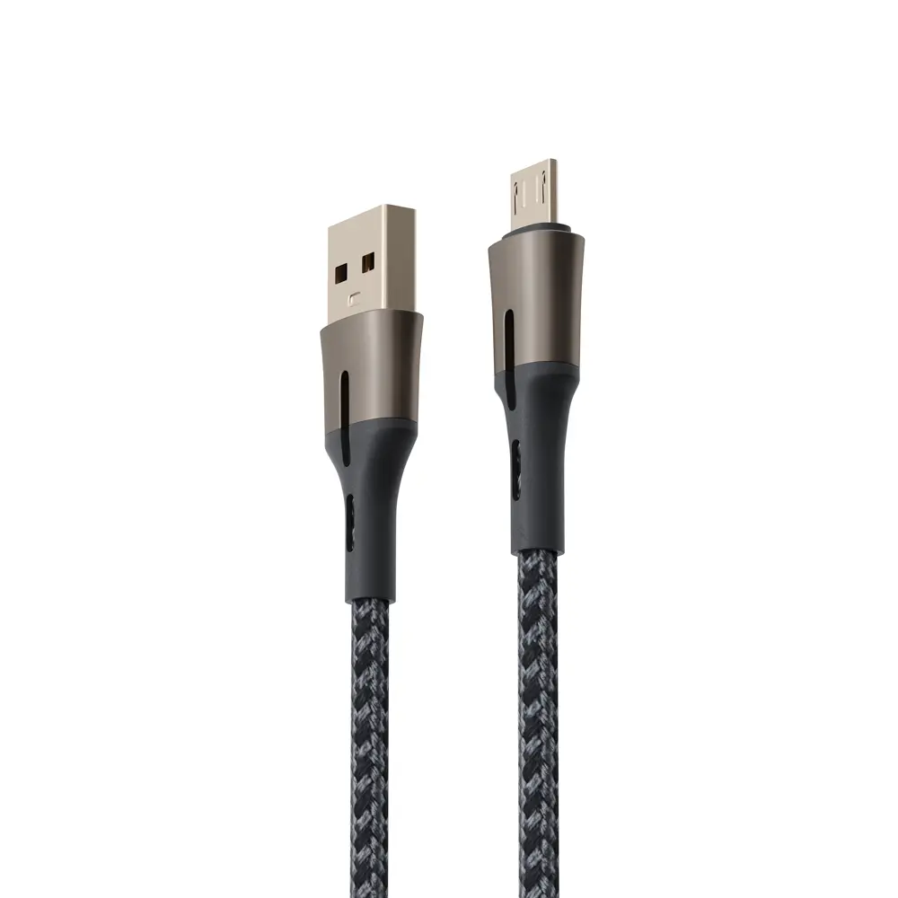 Кабель для зарядки USB(A)-microUSB BY Авангард, 2м, 3А, Быстрая зарядка QC 3.0, черный - #3
