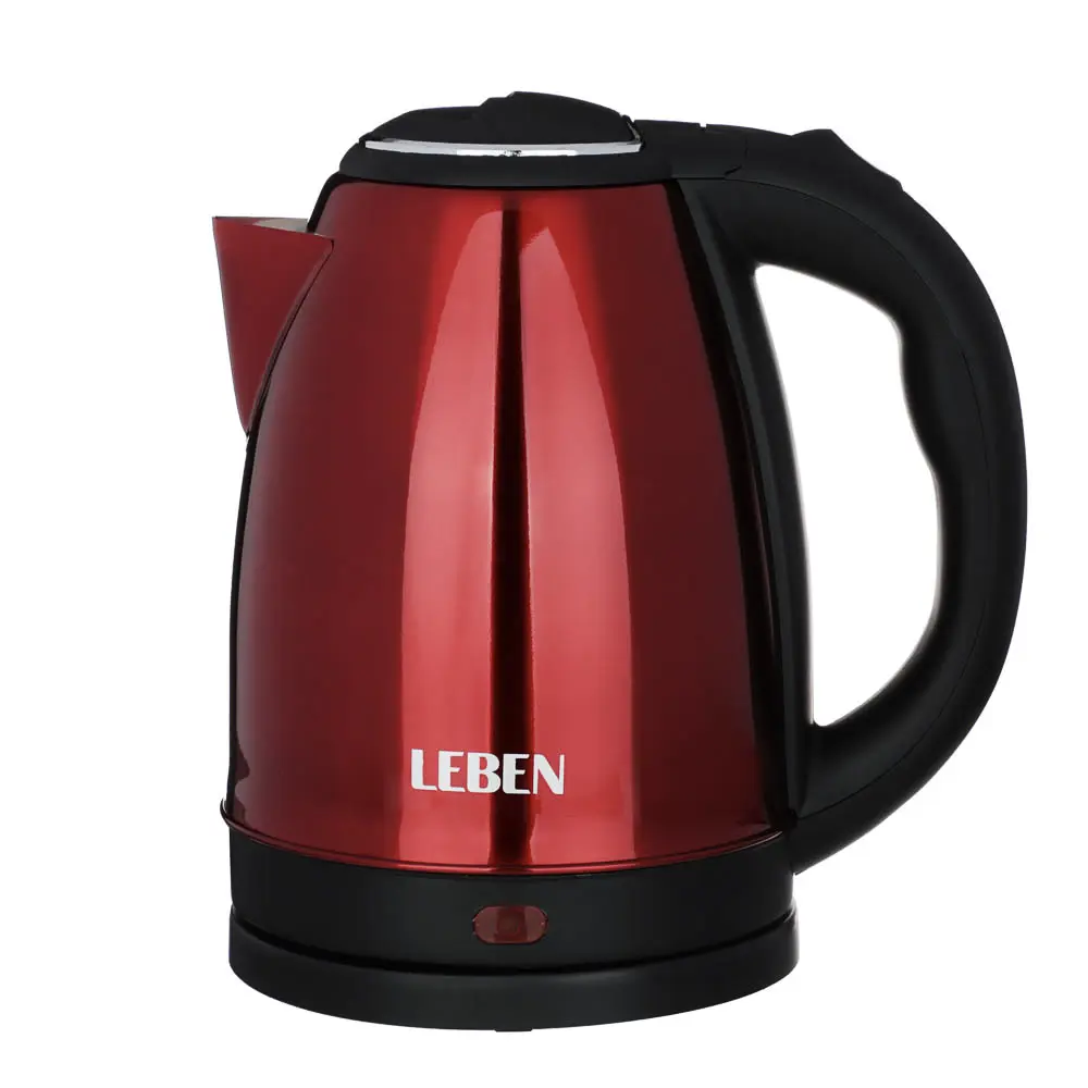 LEBEN Чайник электрический 1,8л, 1500Вт, нерж. сталь, 4 цвета - #3