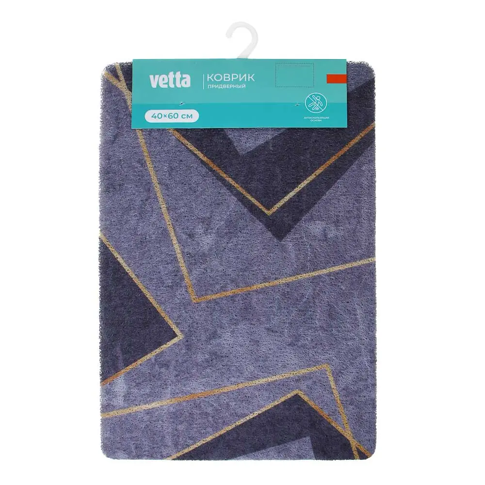 Коврик придверный тм VETTA Print, ПВХ, 39х59 см, 2 дизайна, резиновая подложка - #6