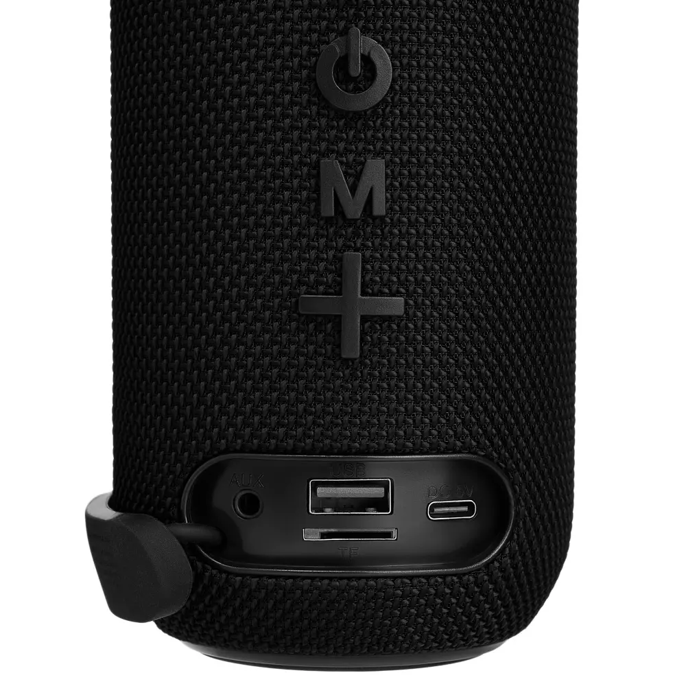 Колонка беспроводная BY EchoCore 7Вт,подсветка,1800мАч, BT5.3, USB, AUX,microSD,ВШГ 19x8x8см, черный - #8