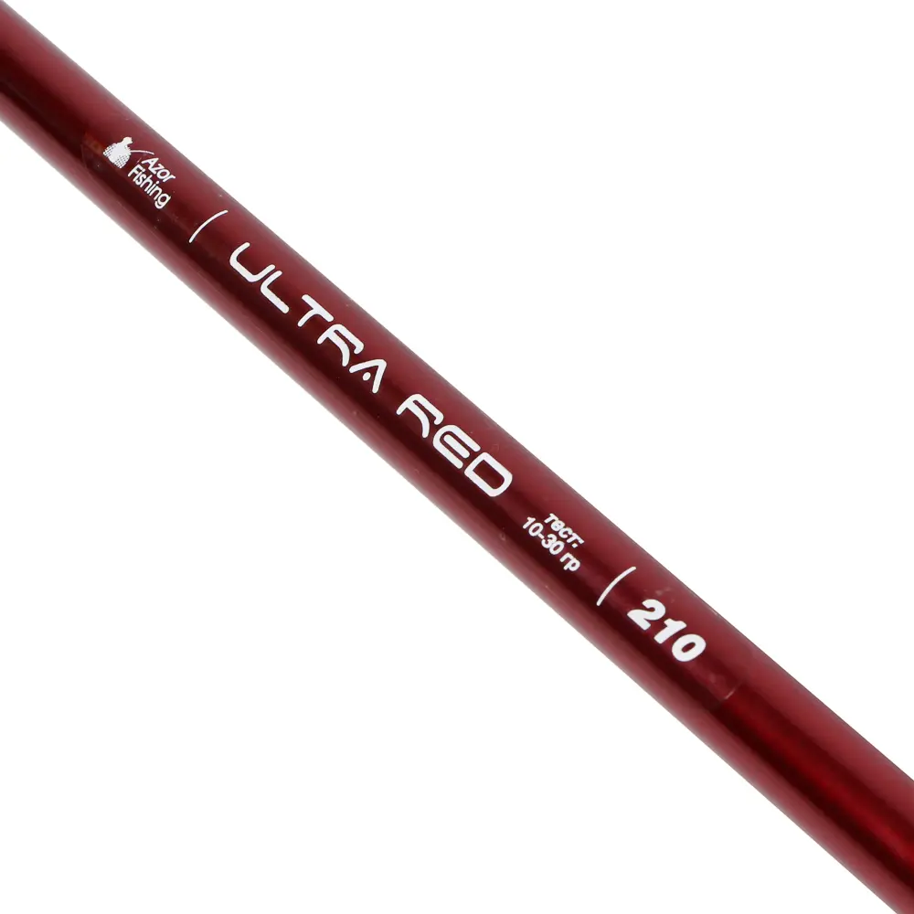 Спиннинг "Ультра Ред" тм AZOR FISHING, штекерный, файбергласс, 2,1м, тест 10-30гр. - #5