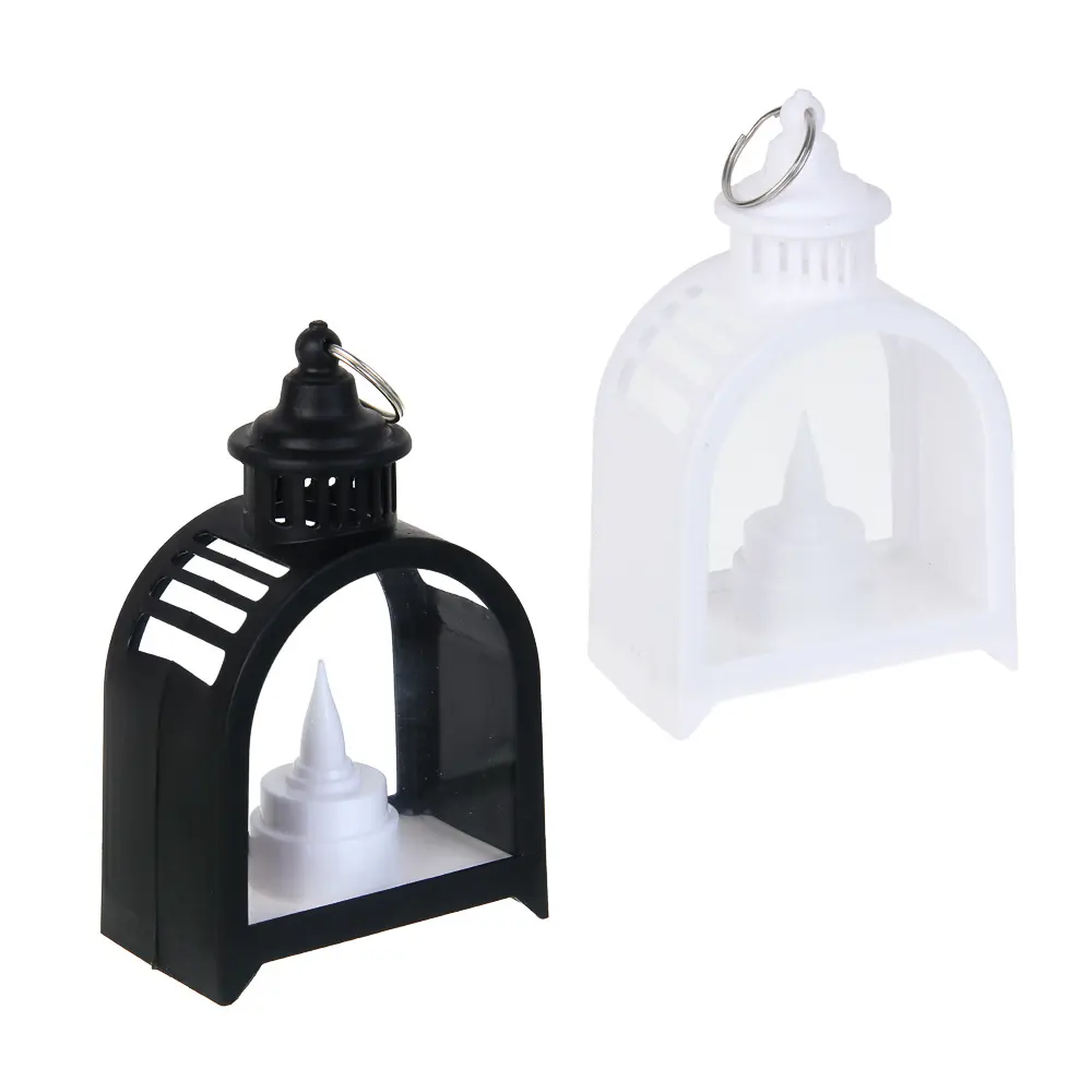 Светильник декор. LED тм СНОУ БУМ в виде фонаря, 9,5x5,5x15см, PP, 3хAG10, 1 режим, 2 дизайна, арт.1 - #1