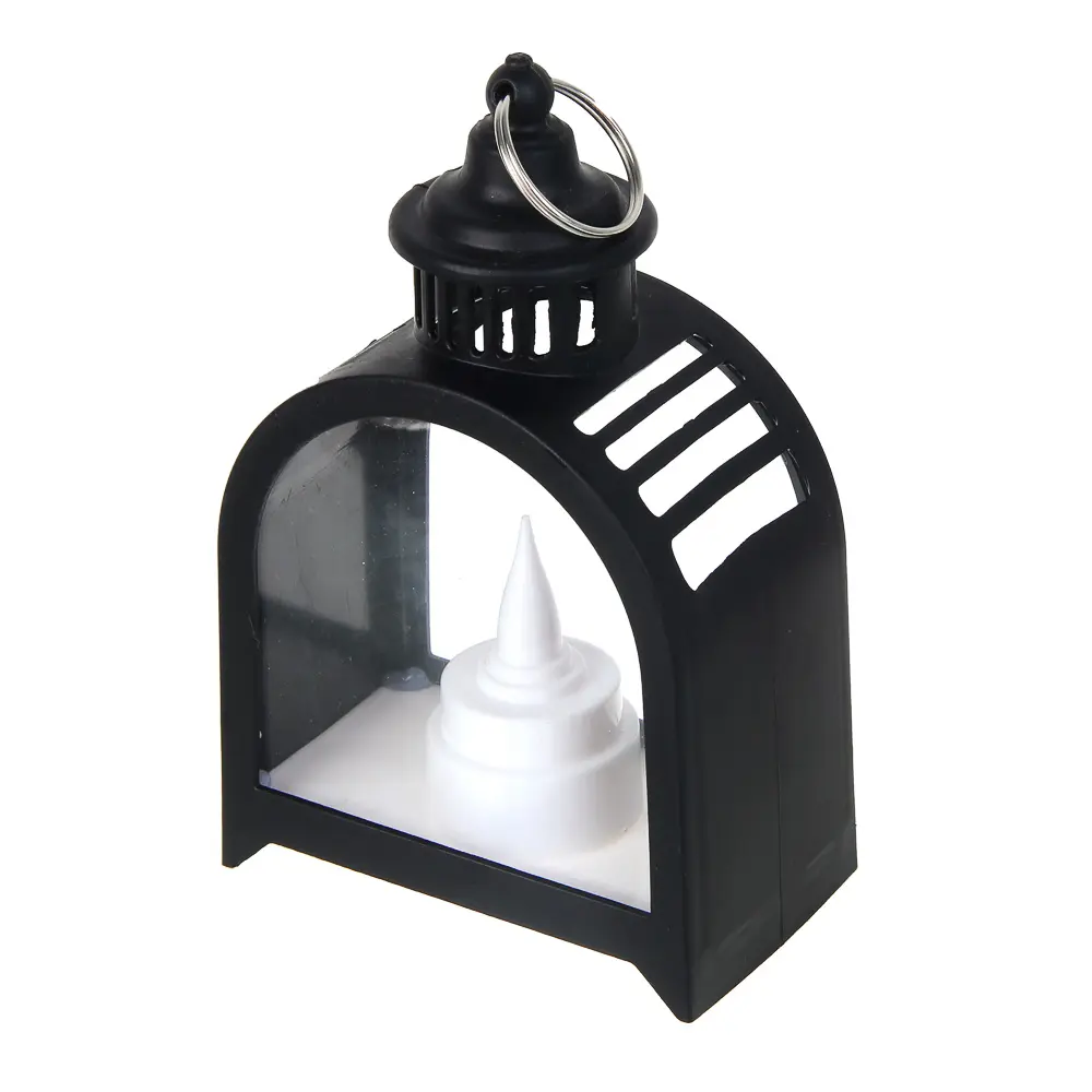 Светильник декор. LED тм СНОУ БУМ в виде фонаря, 9,5x5,5x15см, PP, 3хAG10, 1 режим, 2 дизайна, арт.1 - #4