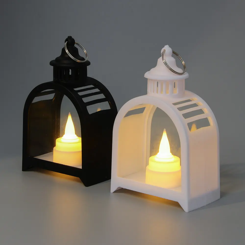 Светильник декор. LED тм СНОУ БУМ в виде фонаря, 9,5x5,5x15см, PP, 3хAG10, 1 режим, 2 дизайна, арт.1 - #6