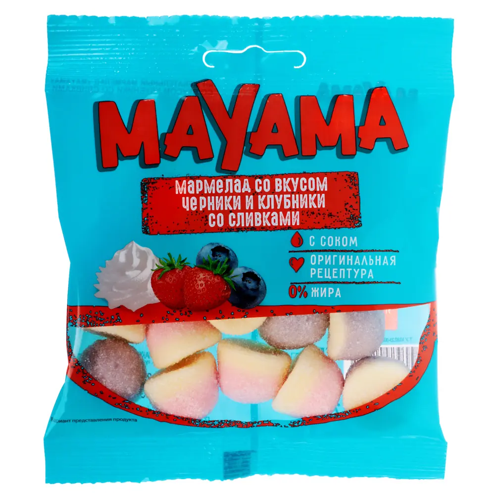Мармелад жевательный Маяма, 70г, в ассортименте фруктовый вкус - #1