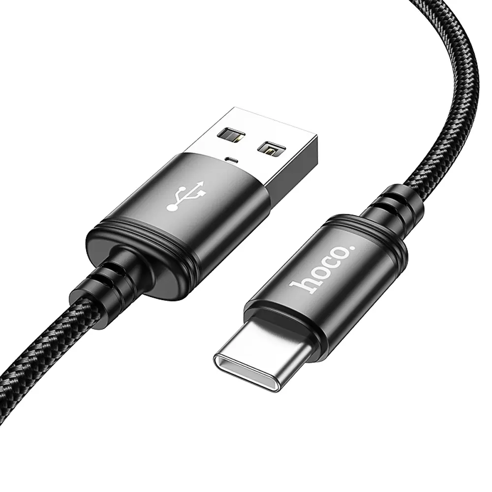 Кабель для зарядки USB(A)-Type C hoco. модель X91 Radiance, 3 м, черный - #5