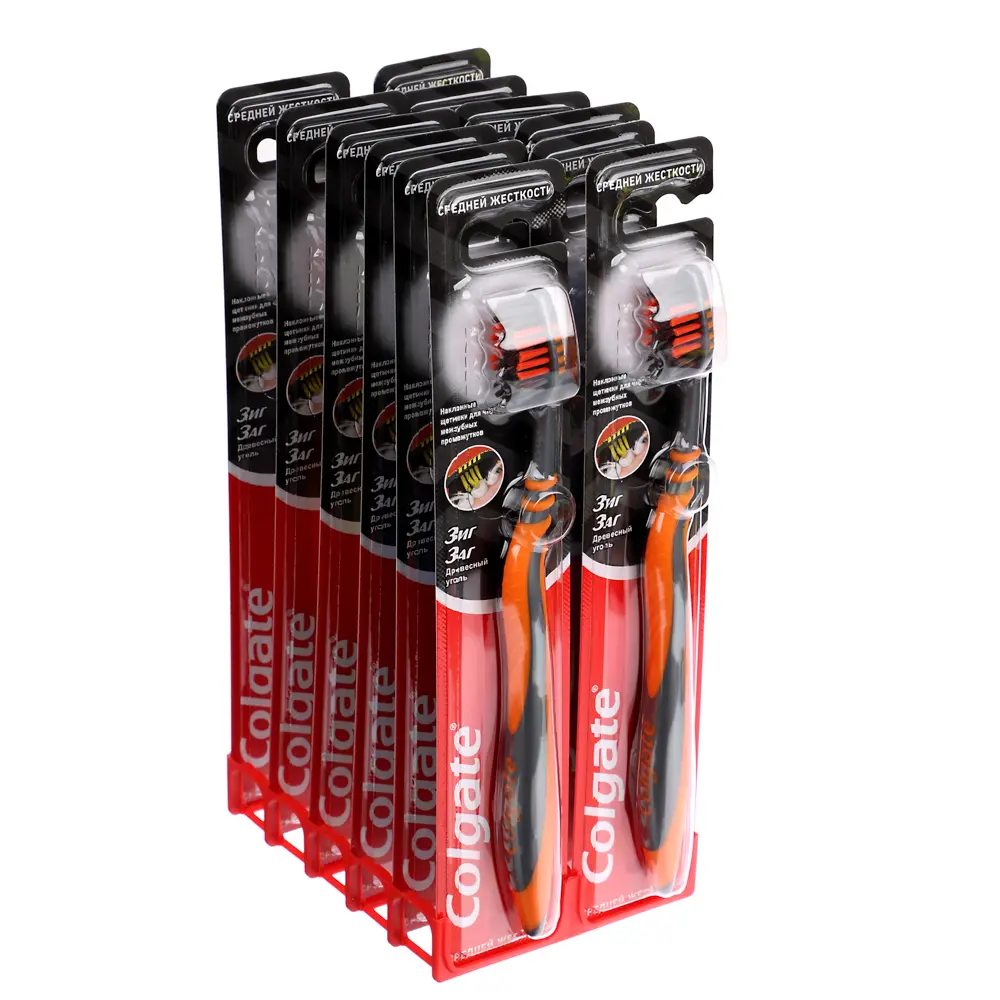 Зубная щетка COLGATE ЗигЗаг, средняя, 1 шт - #8