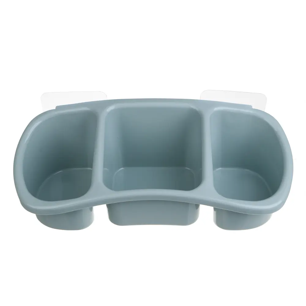 VETTA Classic Полка настенная, три отделения, пластик, 28x12,5x8,5 см, оливковый - #3