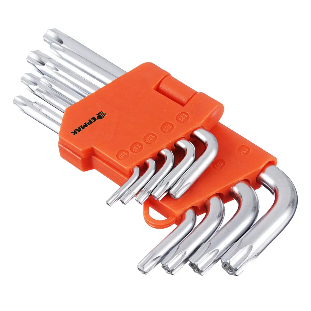 ЕРМАК Набор ключей TORX-профиль 9пр. (50х3мм-125х9мм) - #2