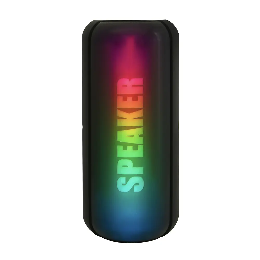 Колонка беспроводная BY ShineBar, 6 Вт, подсветка, 1200мАч, USB BT5.3, ВШГ 28x13x13см, черный - #1