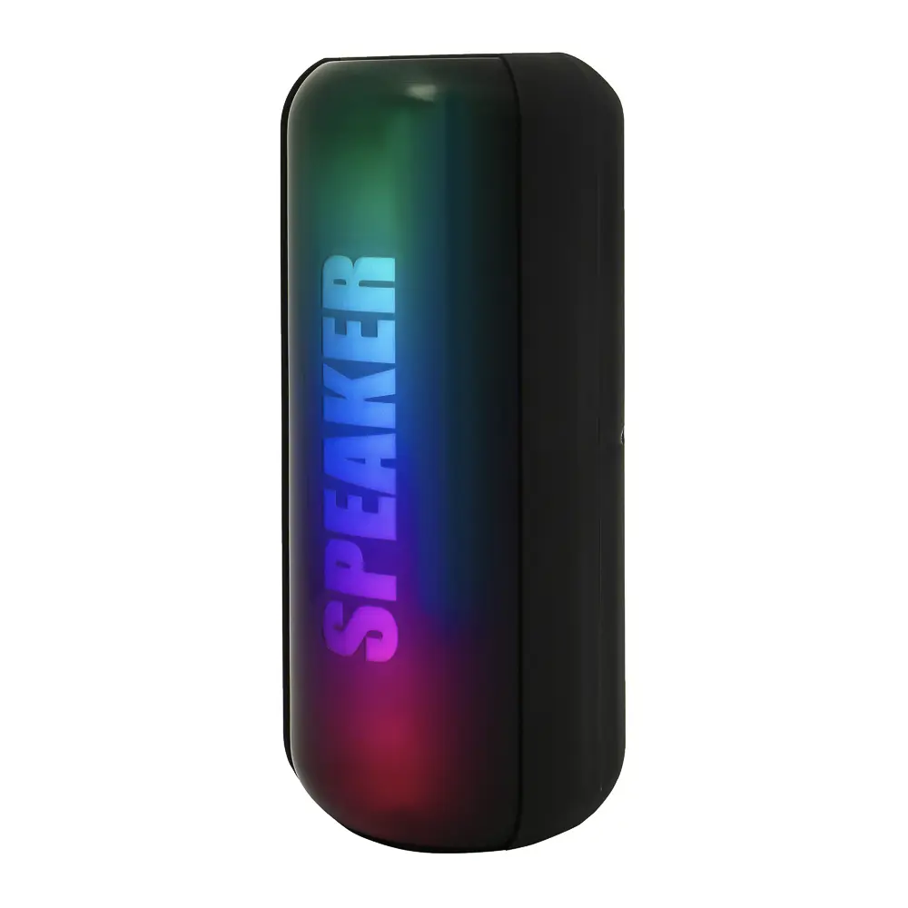 Колонка беспроводная BY ShineBar, 6 Вт, подсветка, 1200мАч, USB BT5.3, ВШГ 28x13x13см, черный - #4