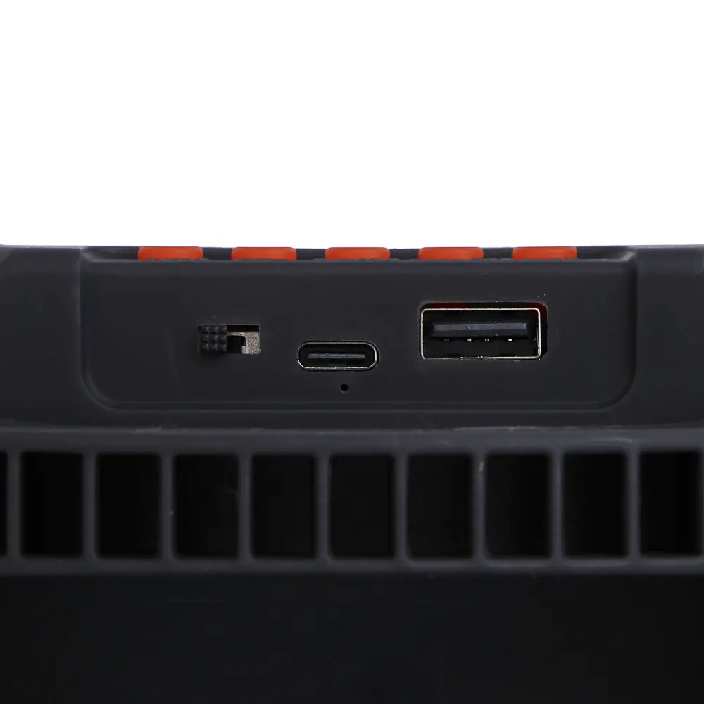 Колонка беспроводная BY ShineBar, 6 Вт, подсветка, 1200мАч, USB BT5.3, ВШГ 28x13x13см, черный - #9
