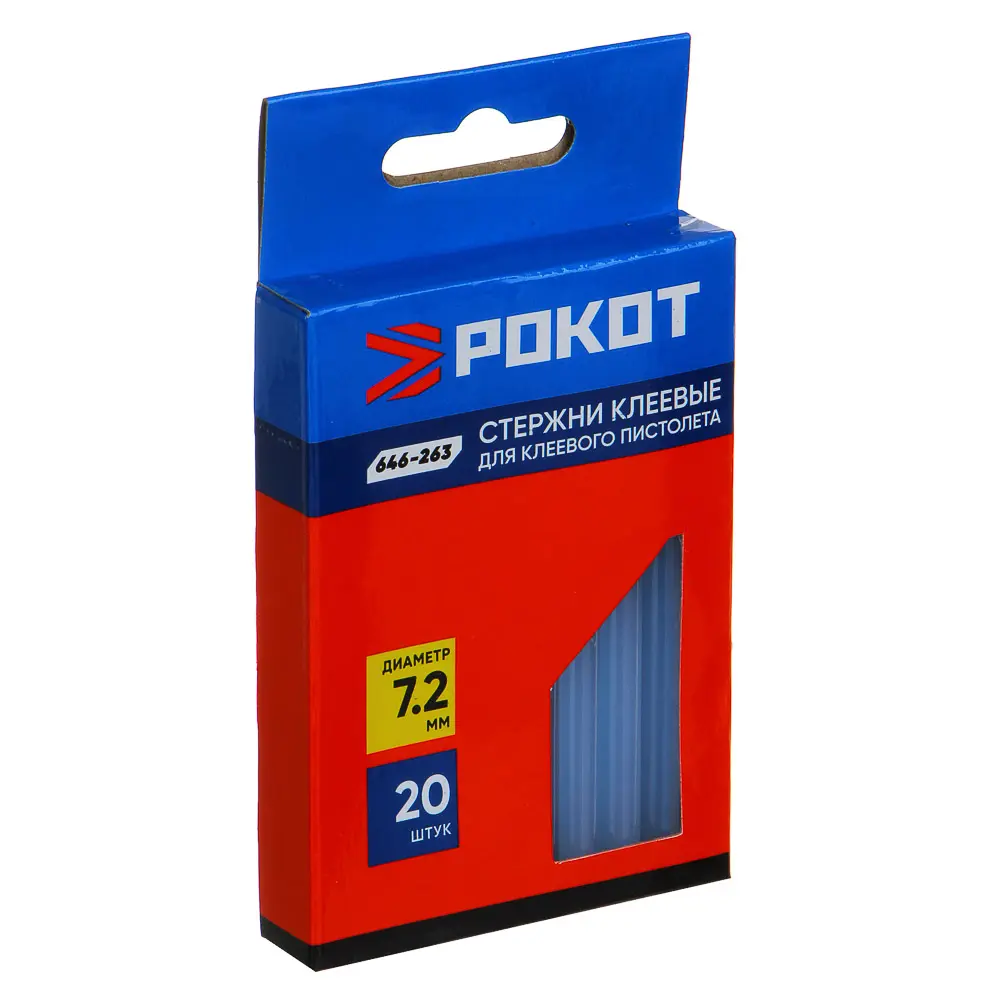 РОКОТ Стержни клеевые 20шт, 7,2x100мм - #1