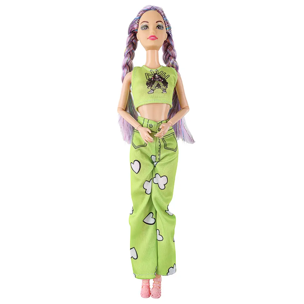 Кукла стильная шарнирная, 29 см, PP, PVC, полиэстер, 4 диз., тм ИГРОЛЕНД - #2