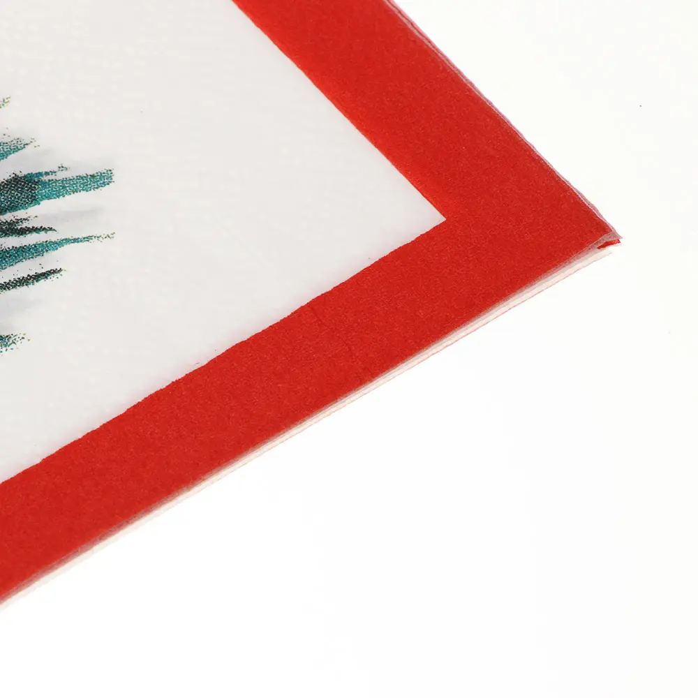 Салфетки бумажные тм СНОУ БУМ "Новогодняя елка" 33х33 см, 12 шт, бумага - #5