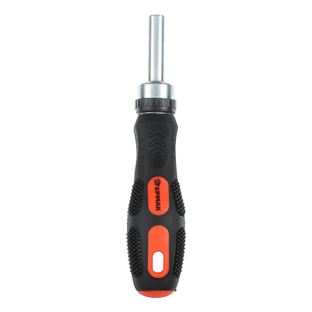 ЕРМАК Отвертка реверсив.,адаптер 1/4,биты:SL4,SL5.5,SL6.5,PH1,PH2,PZ1,PZ2,TORX10,TORX15,TORX20,сталь - #3
