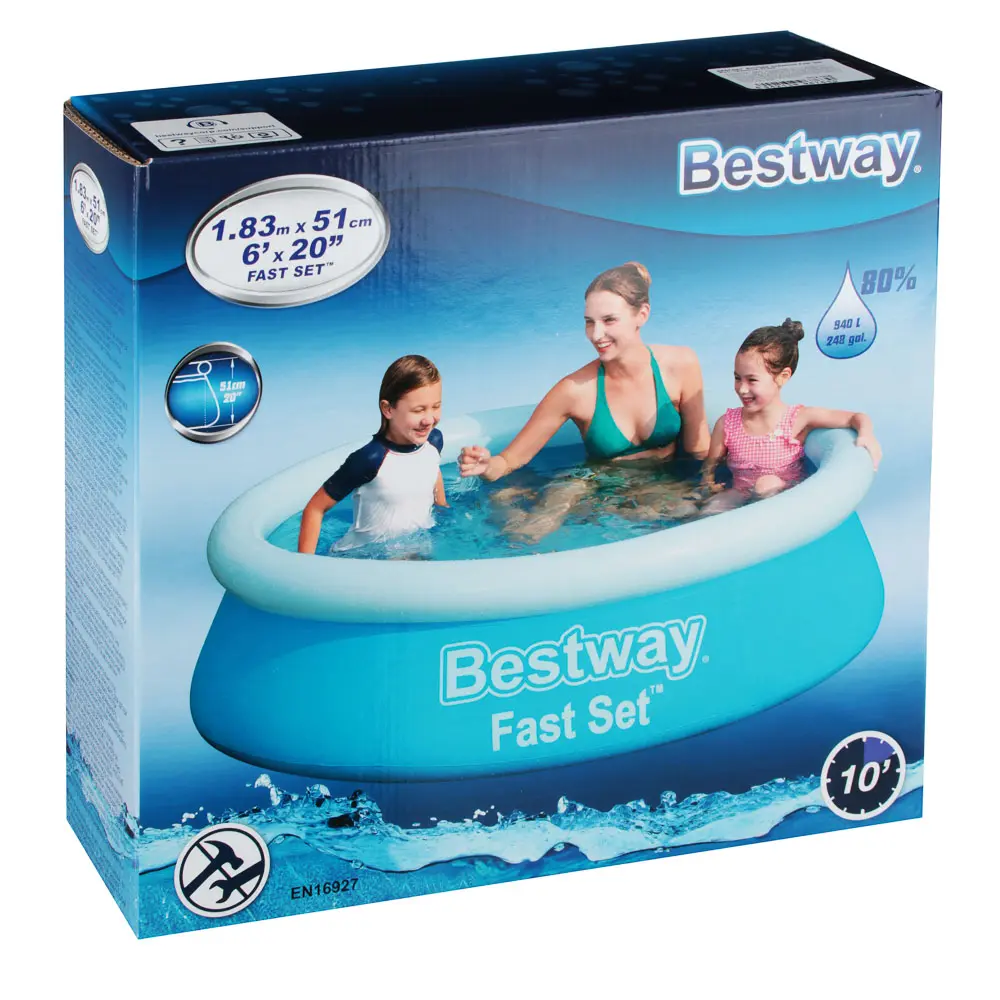 BESTWAY Бассейн, PVC, 183x51см, 57392 - #3