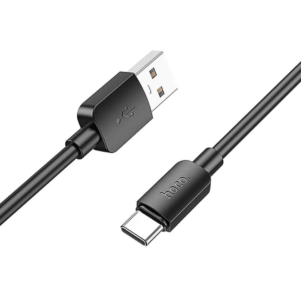 Кабель для зарядки USB(A)-Type C hoco. модель X96 Hyper, 27Вт, 1 м, черный - #1