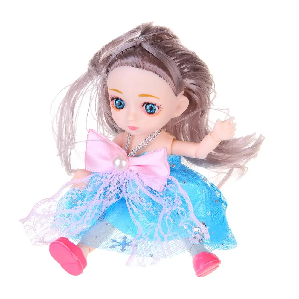 ИГРОЛЕНД Кукла шарнирная 15 см, 6,5х4,5х16см, ABS, PP, полиэстер, 6 дизайнов - #9