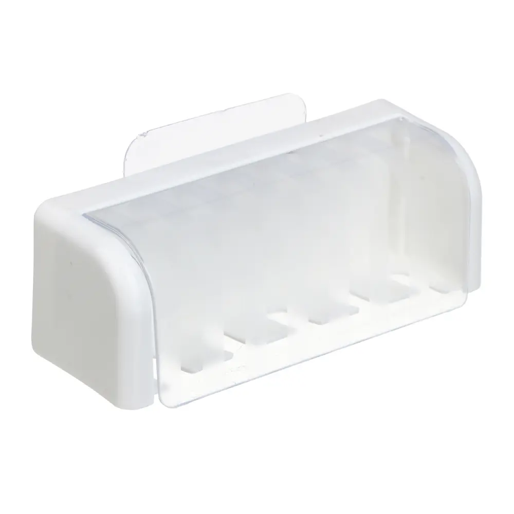 VETTA Classic Держатель для зубных щеток, пластик, 13,5x4,5x5 см, молочный - #1