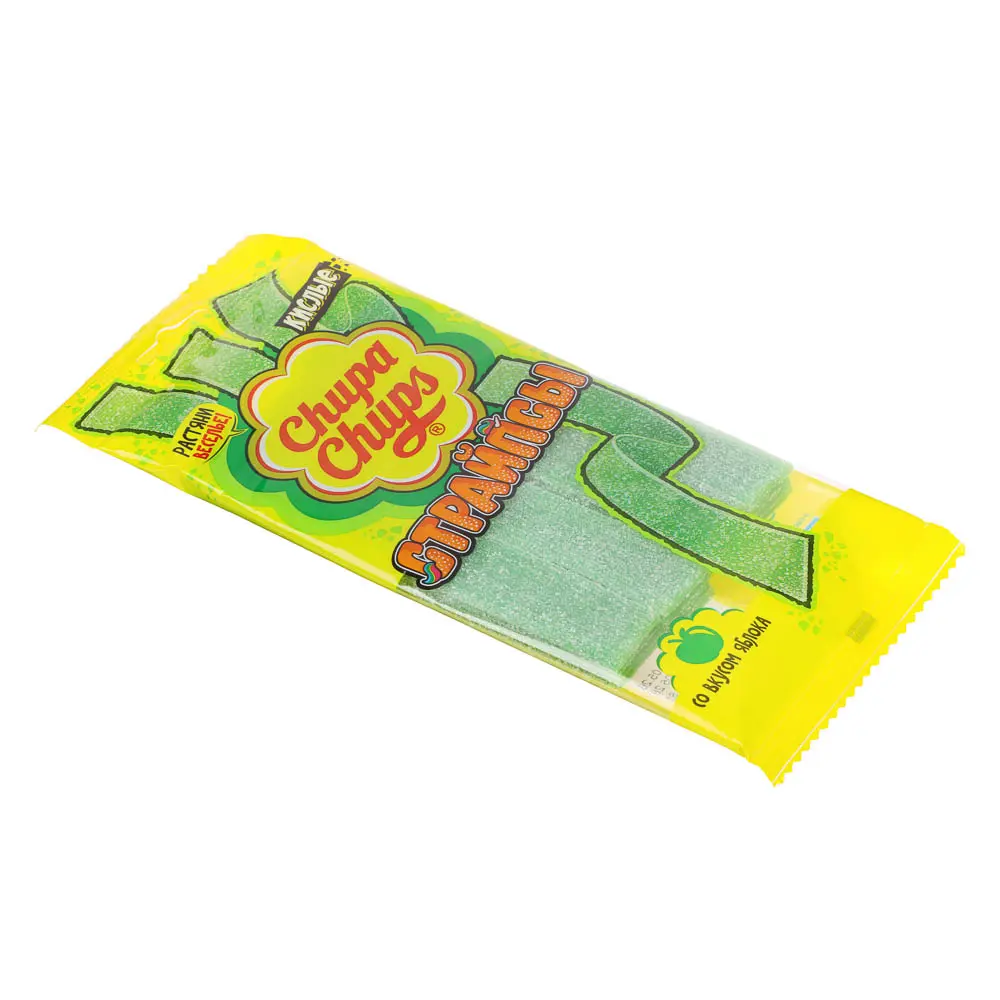 Мармелад Chupa Chups Страйпсы со вкусом зеленого яблока, 120г - #2