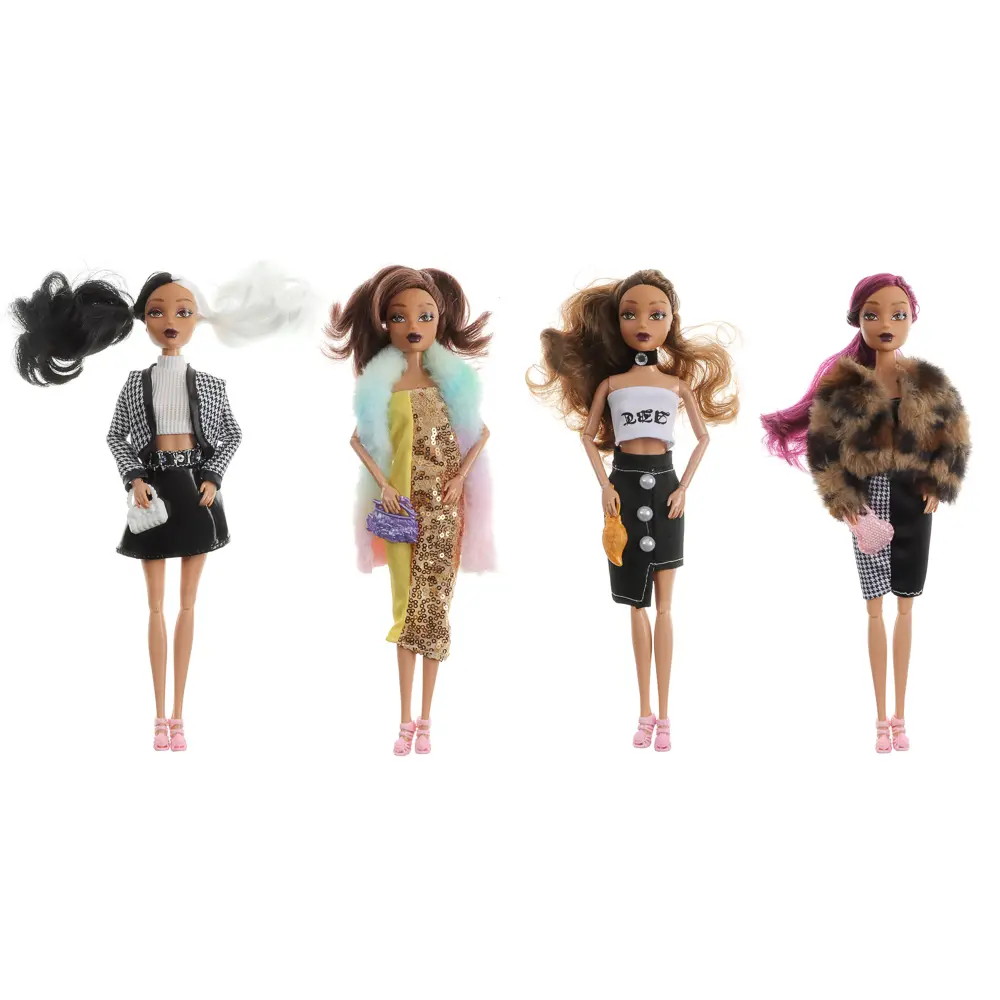 ИГРОЛЕНД Кукла стильная 30 см, PVC, PP, 12,5х5х32,5 см, 4 дизайна - #1