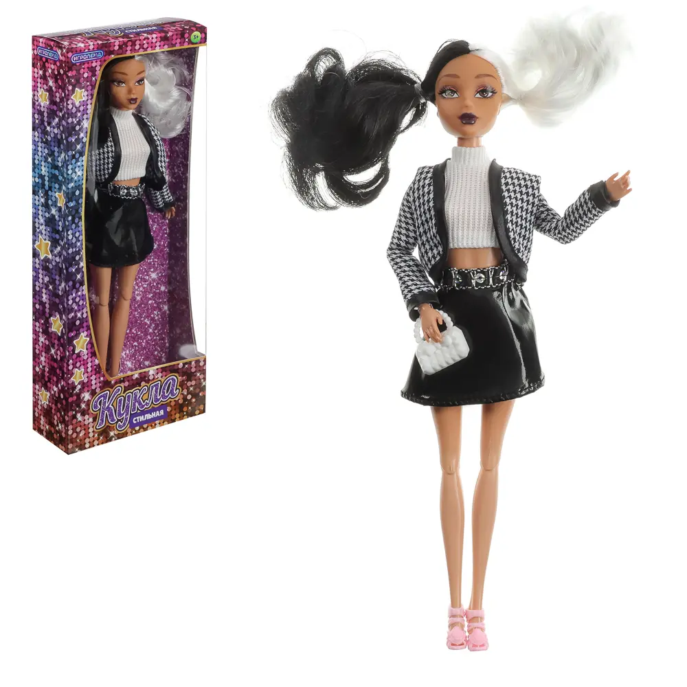 ИГРОЛЕНД Кукла стильная 30 см, PVC, PP, 12,5х5х32,5 см, 4 дизайна - #10