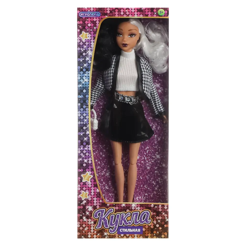 ИГРОЛЕНД Кукла стильная 30 см, PVC, PP, 12,5х5х32,5 см, 4 дизайна - #15
