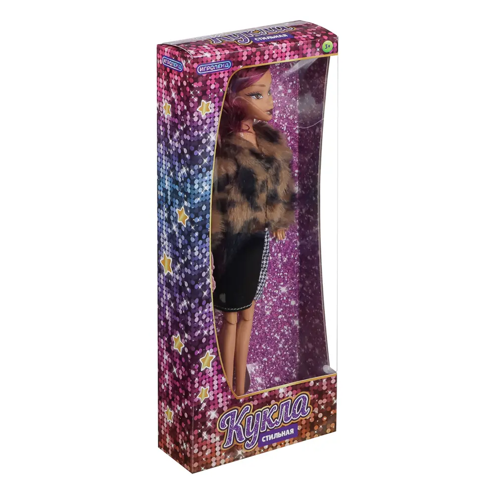ИГРОЛЕНД Кукла стильная 30 см, PVC, PP, 12,5х5х32,5 см, 4 дизайна - #8