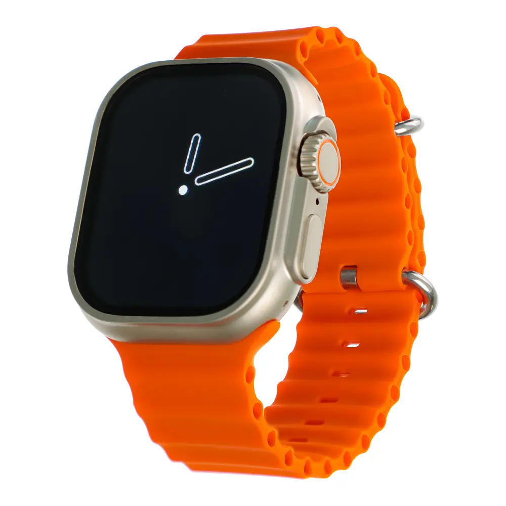 Смарт-часы BY Space Ultra watch, IP65, BT5.0, 200 мАч, 2.01", металл, оранжевый - #13