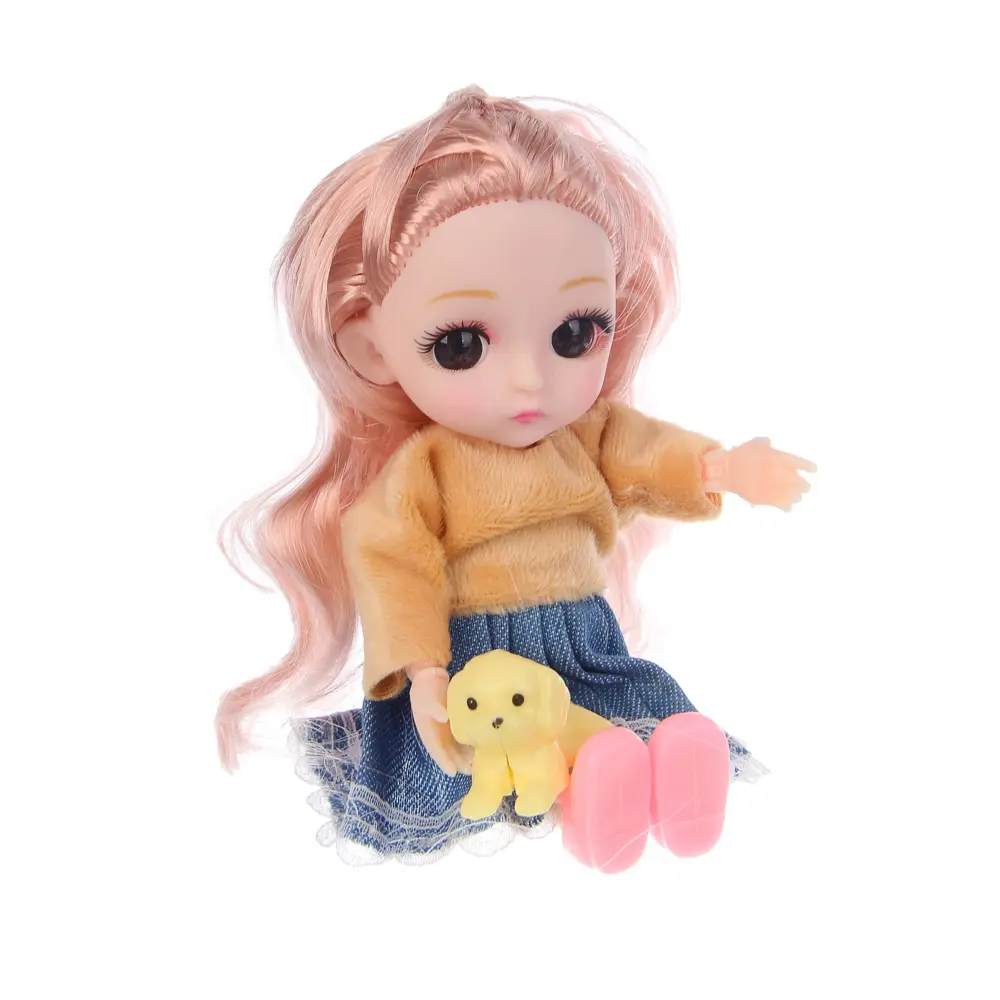 Кукла шарнирная 15 см с акс., PVC, PP, ABS, тм ИГРОЛЕНД, 3+ - #11