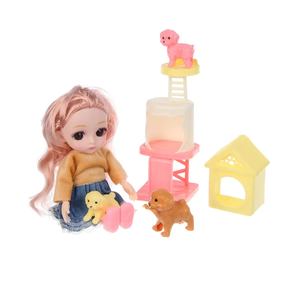Кукла шарнирная 15 см с акс., PVC, PP, ABS, тм ИГРОЛЕНД, 3+ - #6