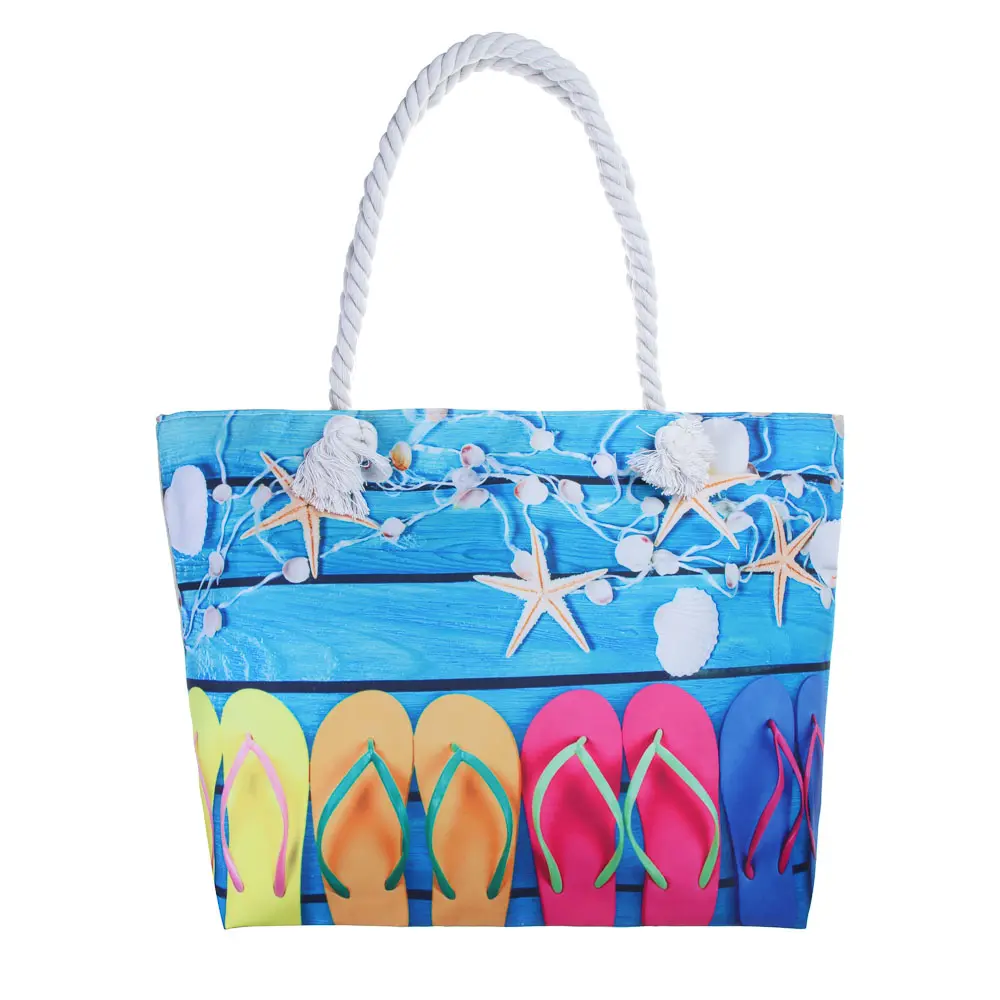 ЮL Сумка пляжная 50x35x15 см, 100% полиэстер, 3 дизайна - #2