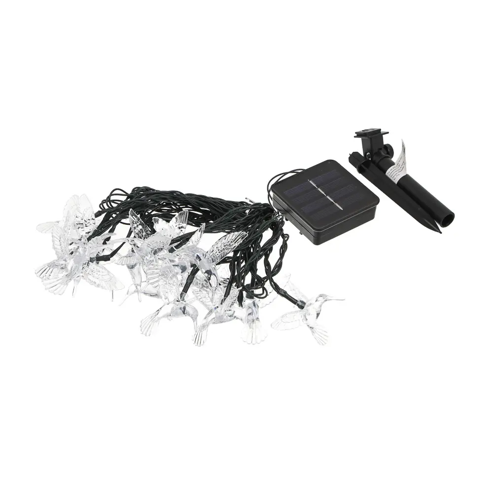 Гирлянда на солн. батар. тм INBLOOM Колибри, 7м, 20LED, шампань, AA600mAh Ni-MH,2 реж.,ABS,PVC,PS - #2
