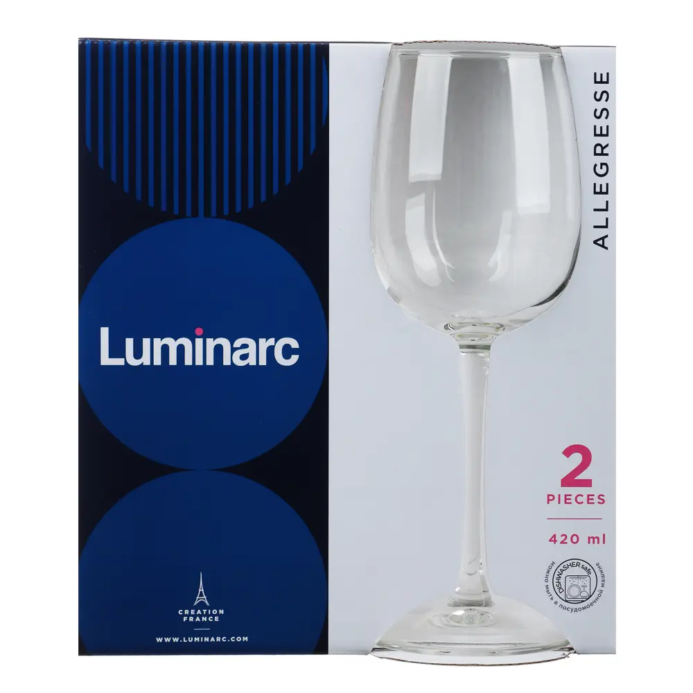 LUMINARC Аллегресс Набор бокалов для вина 2шт 420мл, стекло - #5
